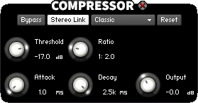 Compressor Controls on Guitarocracy