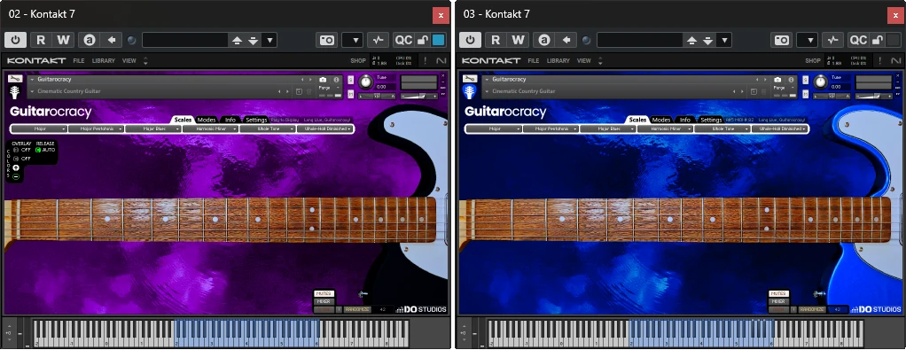 Guitarocracy User Manual: User Theme and Guitar Color assist with Multiple Guitarocracy Instances