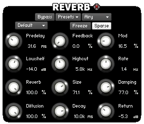 Guitarocracy User Manual: Reverb Controls on Guitarocracy